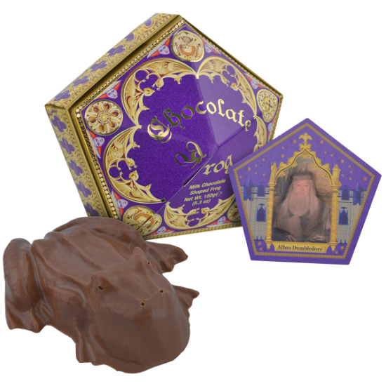 Harry Potter - Chocolate Frog - with authentic film packaging on sale