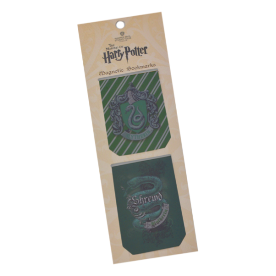 Harry Potter - Slytherin Magnetic Bookmarks on sale
