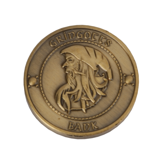 Harry Potter - Set of Gringotts Bank Coins on sale