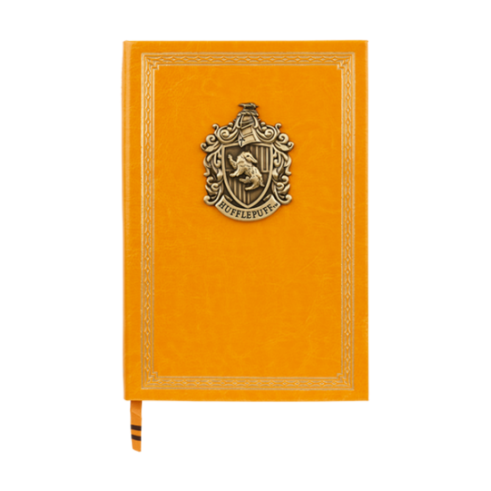 Harry Potter - Faux Leather Hufflepuff Crest Notebook on sale